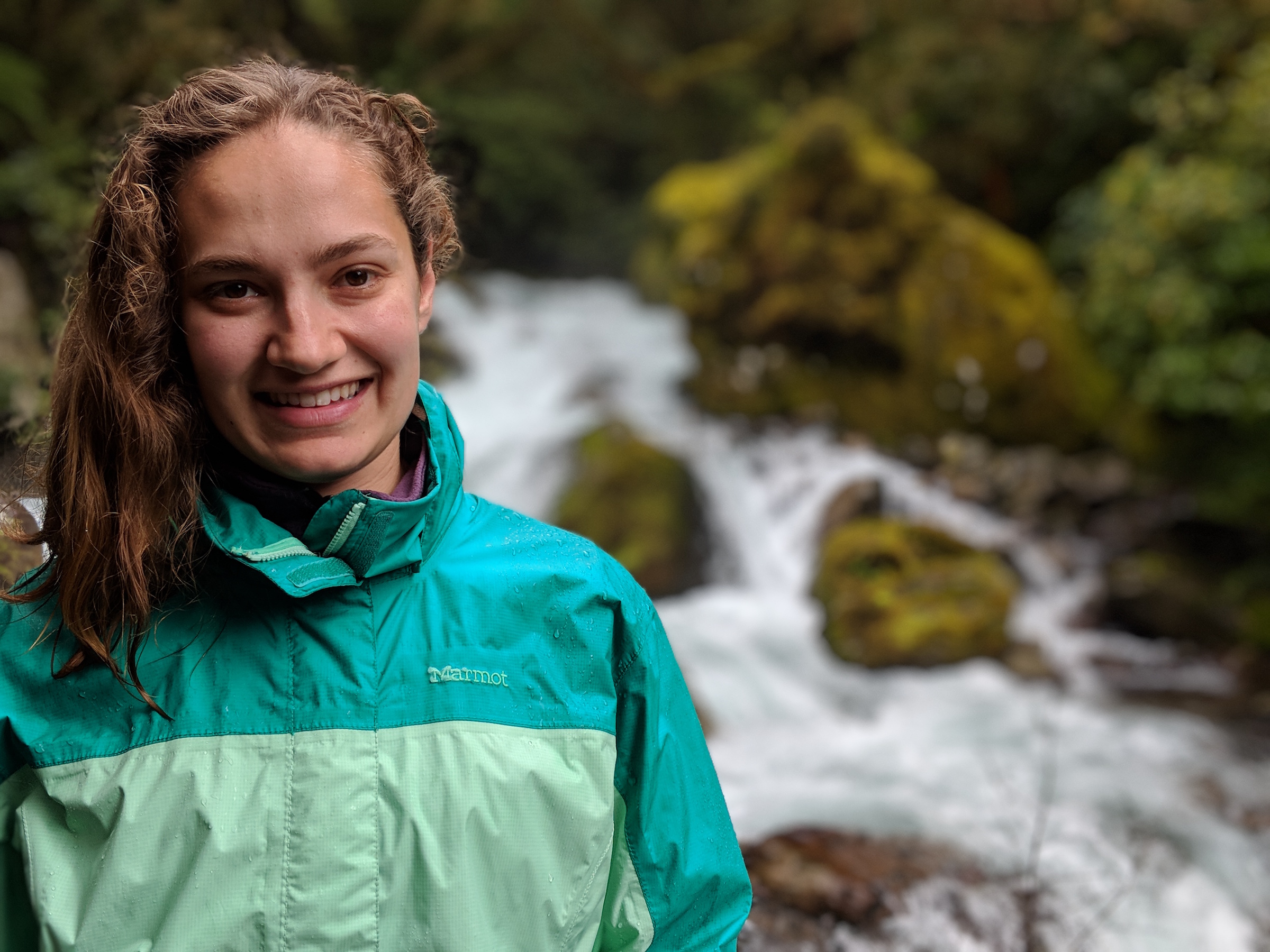 becca and waterfall